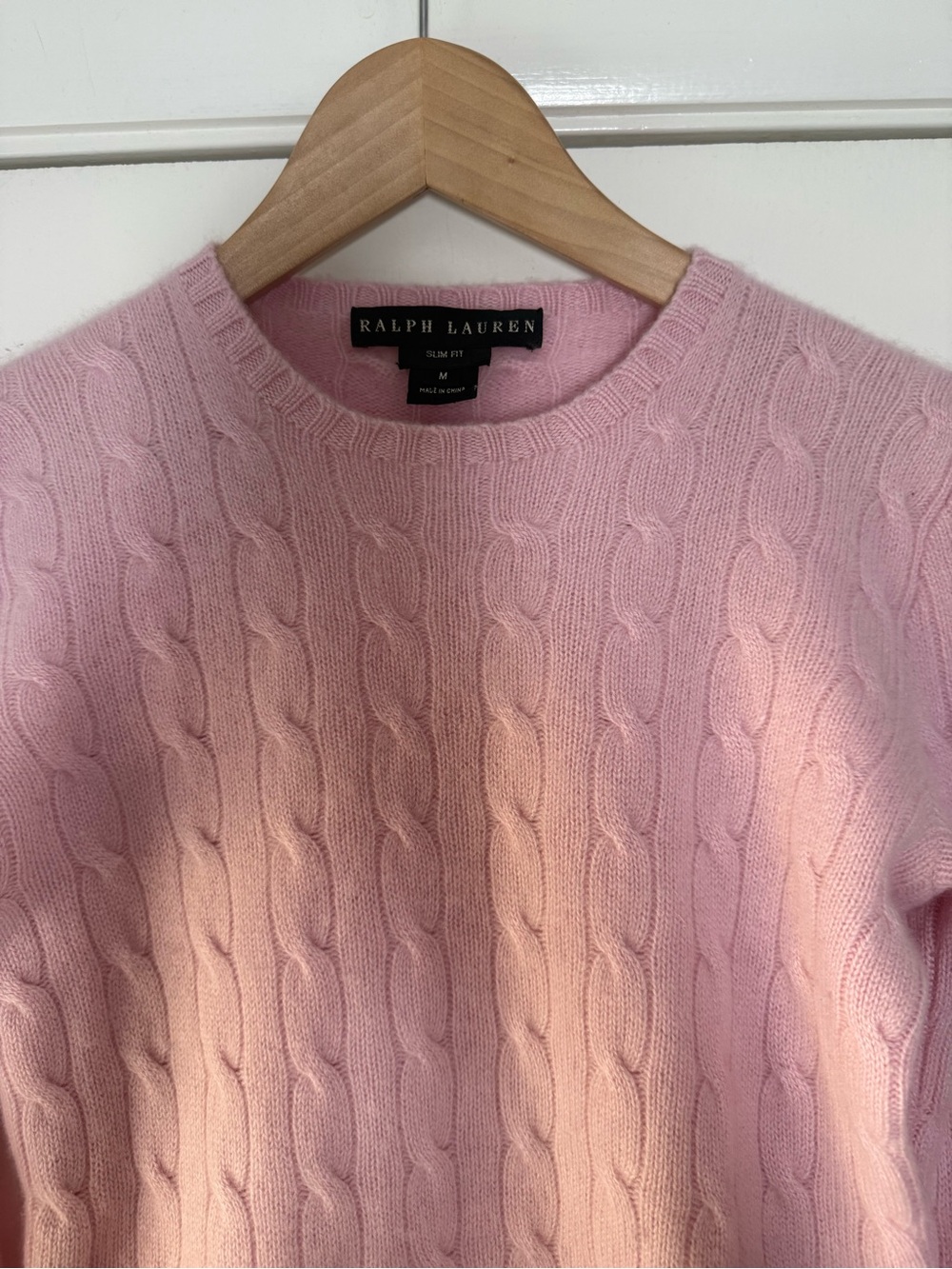 Ralph Lauren Cable Knit 100% Cashmere Sweater Quiet Luxury Preppy Old Money Soft - Picture 5 of 8